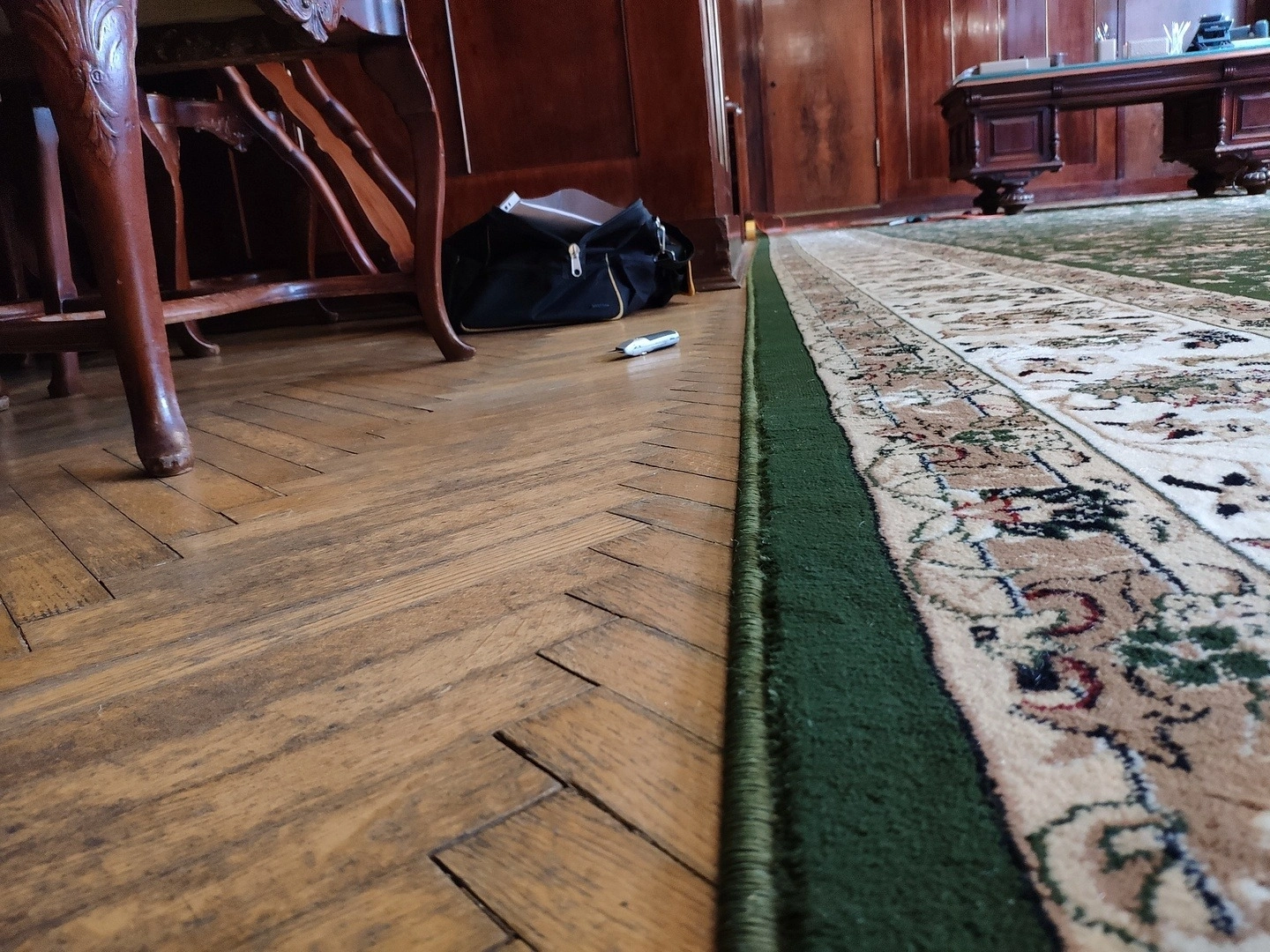 Укладка ковра и ковролина в Российской Государственной библиотеке 5