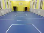 Укладка линолеума в МОУ Гимназия № 1