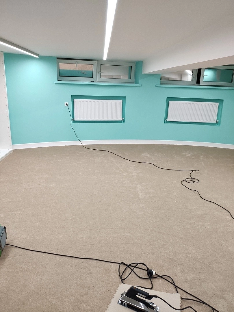 Укладка ковролина в коттедже д.Глухово 5