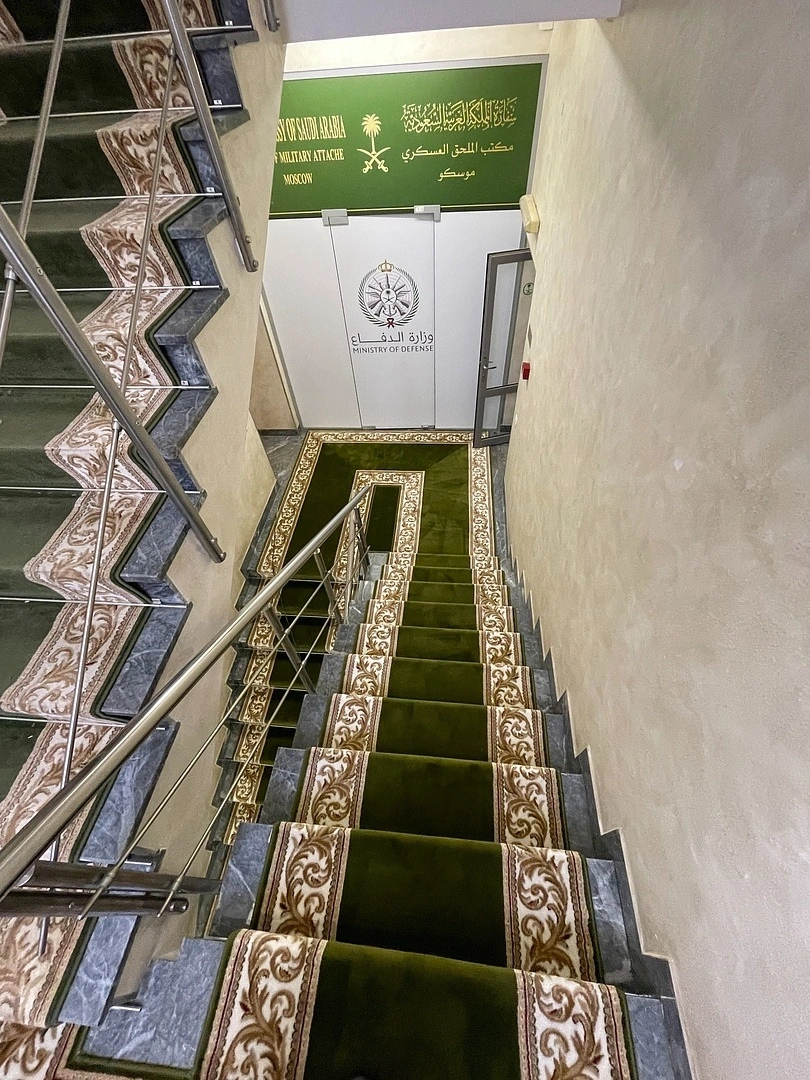 Укладка дорожки в Посольстве Королевства Саудовская Аравия 5