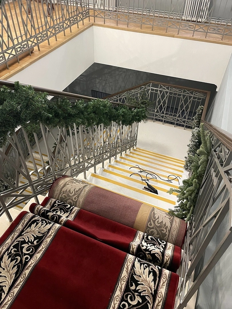 Укладка дорожки в Усадьбе Знаменское-Губайлово 2