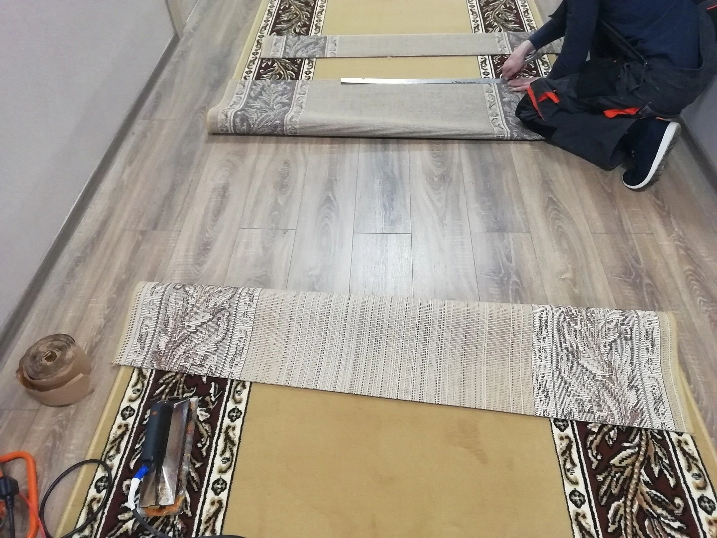 Укладка дорожки в ФКУ Дирекция космодрома Восточный 4