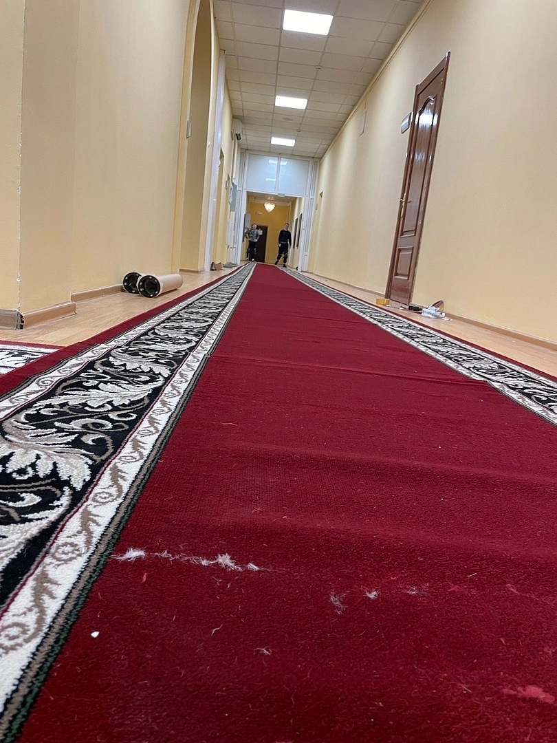 Укладка дорожки в исследовательском институте 8