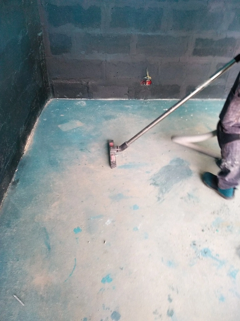 Укладка линолеума  в ресторане 