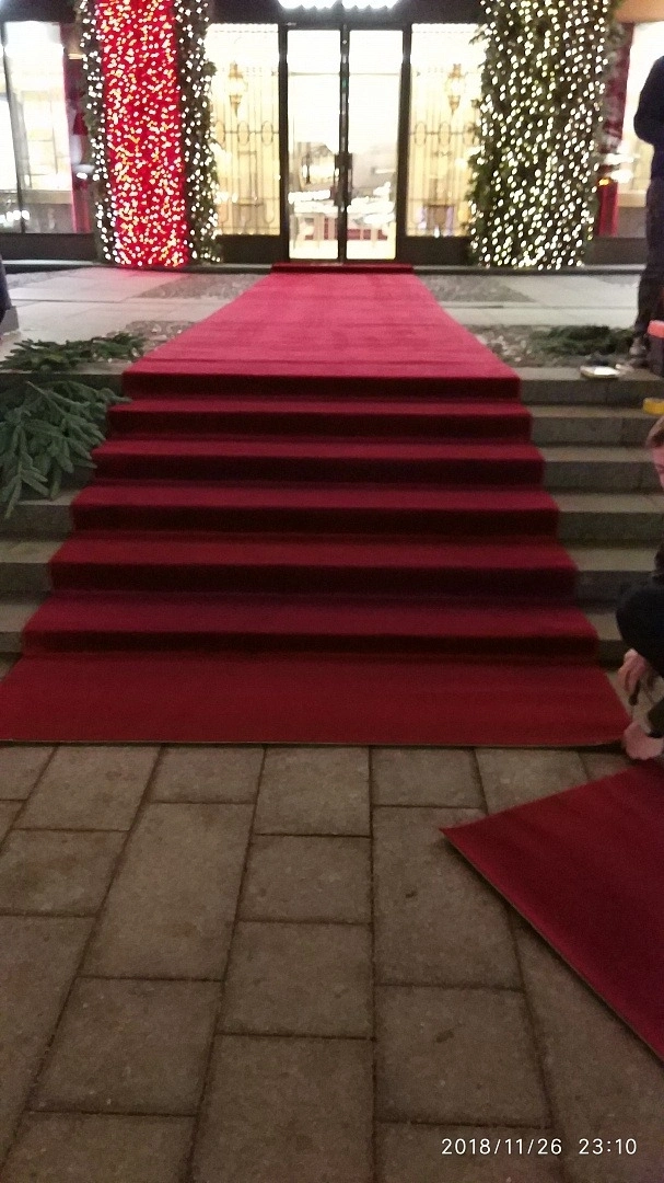 Укладка дорожки  у магазина Cartier 9