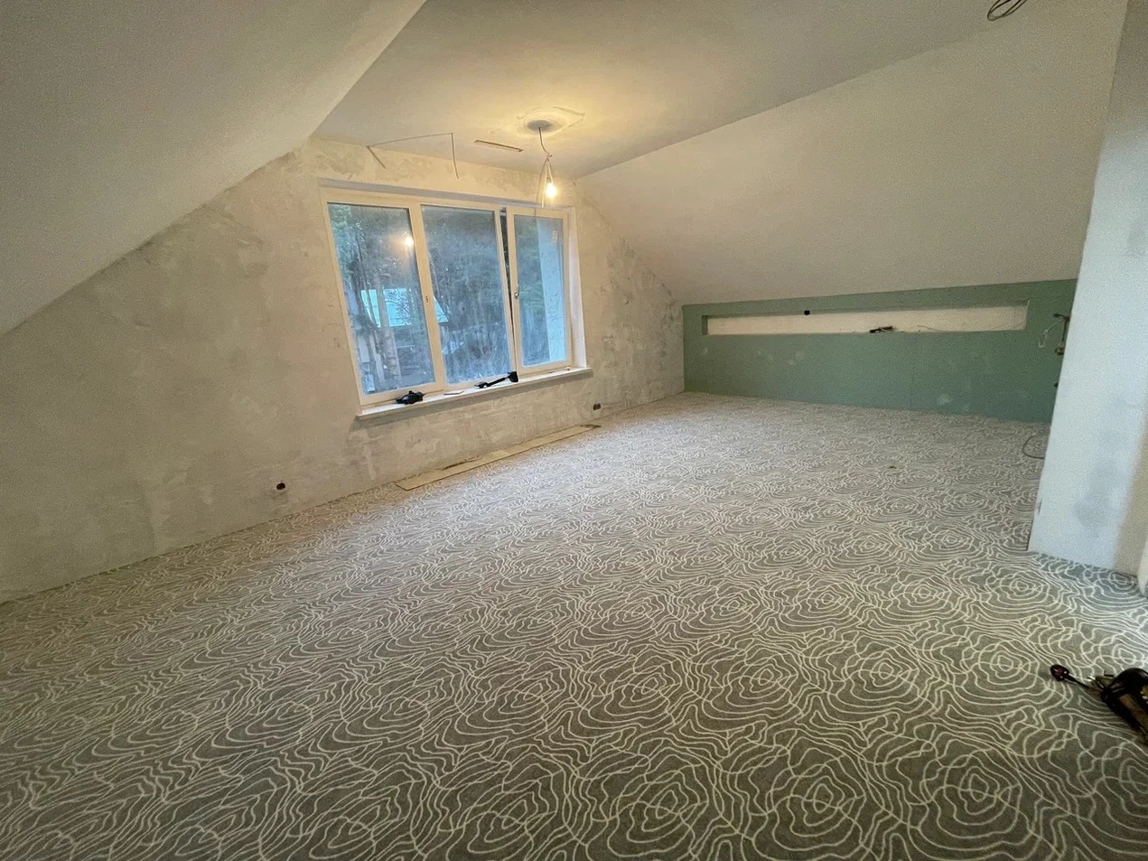 Укладка ковролина  в коттедже в Зеленограде 6