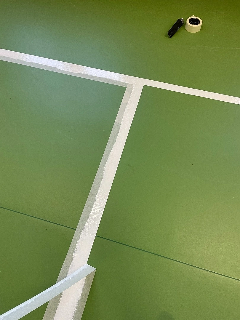 Укладка линолеума в школе №2087 4