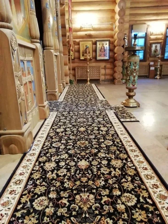 Укладка дорожки в Церкви Феодора Студита 2