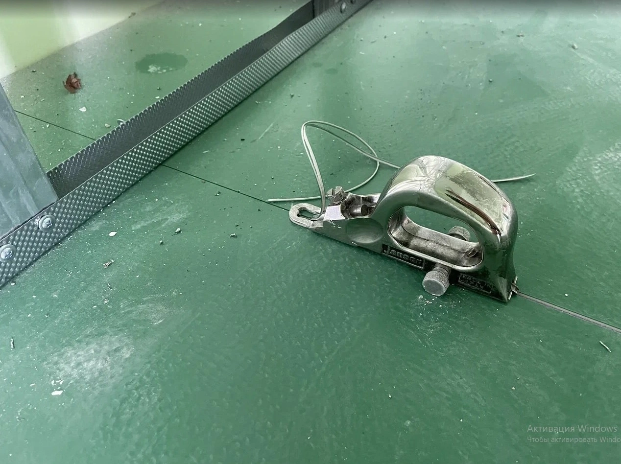 Укладка линолеума в школе г.Чехов 2