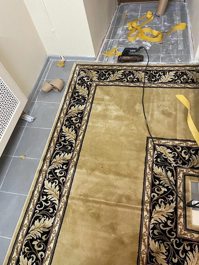 Укладка дорожки в Музее истории медицины МГМСУ имени А. И. Евдокимова 6