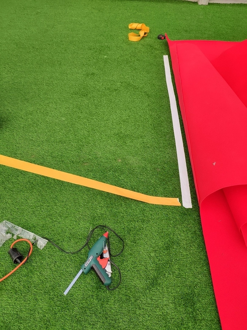 Укладка дорожки для Paris  Saint-Germain Academy Russia 3