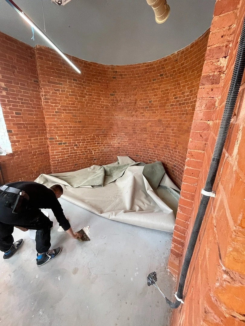 Укладка ковровой плитки в архитектурном бюро 2