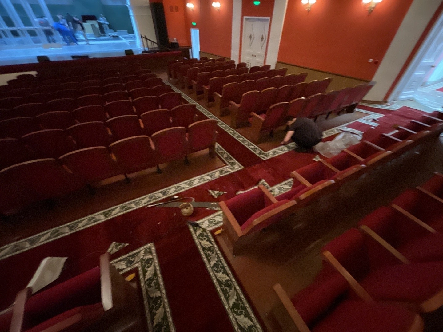 Укладка дорожки в Доме Культуры 16