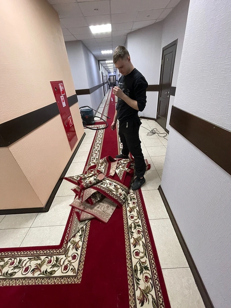 Укладка дорожки в ФСБ 4