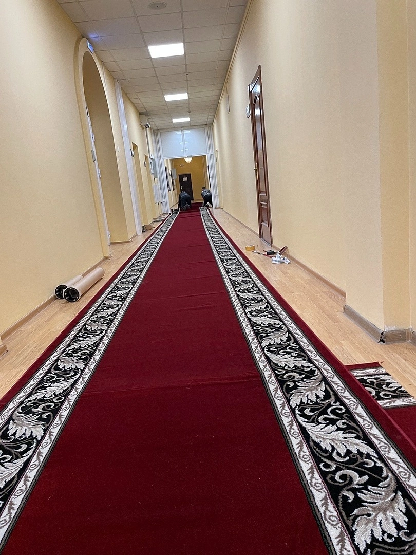 Укладка дорожки в исследовательском институте 10