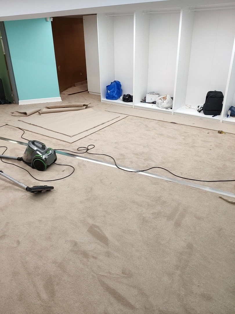 Укладка ковролина в коттедже д.Глухово 2