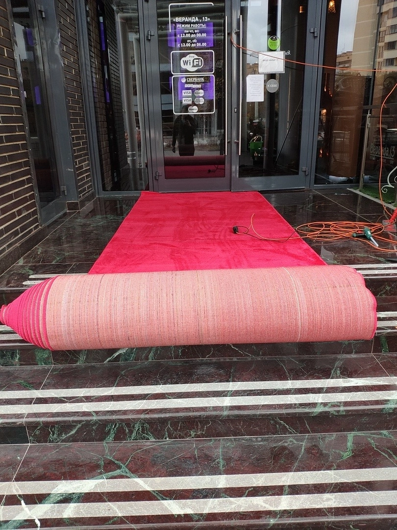 Укладка в ресторане 