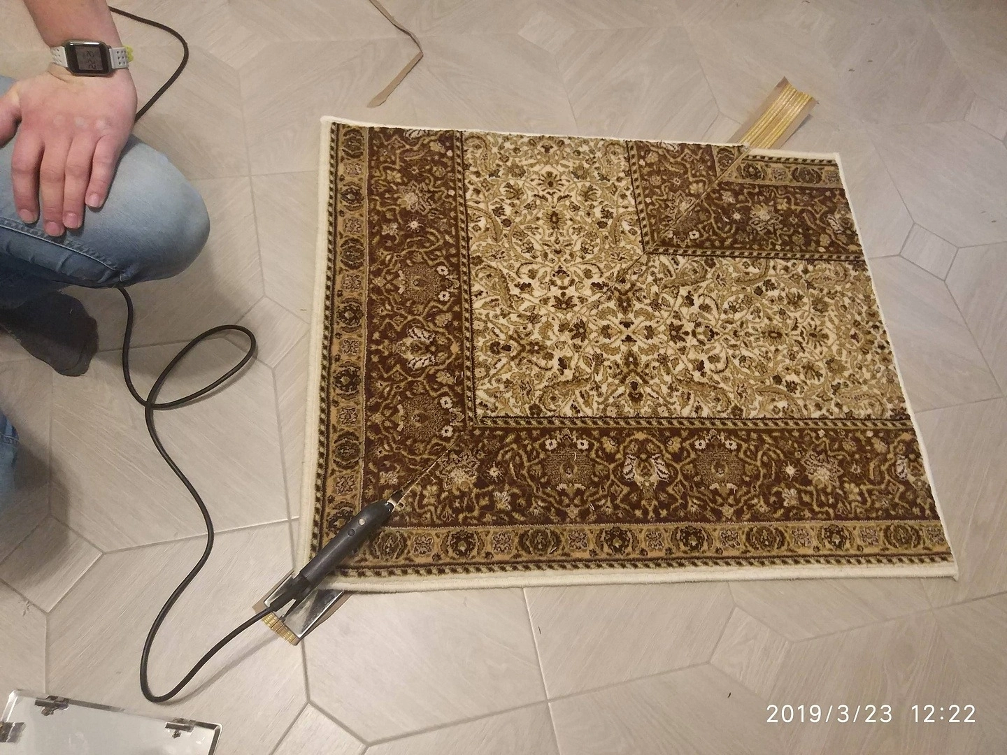 Укладка дорожки в ЖК Москва А101 2