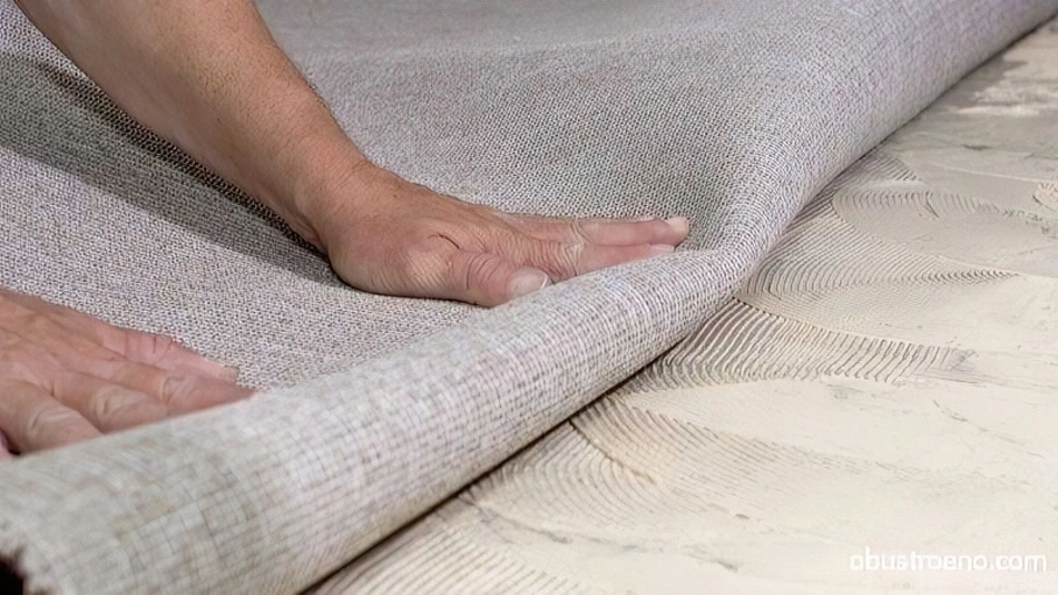 Укладка ковролина на клей