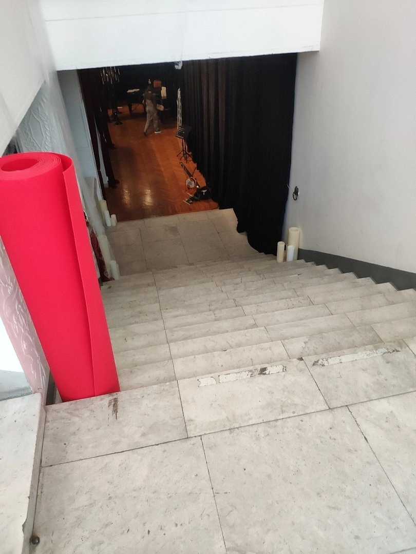 Укладка дорожки в Центральном Доме Архитектора 3