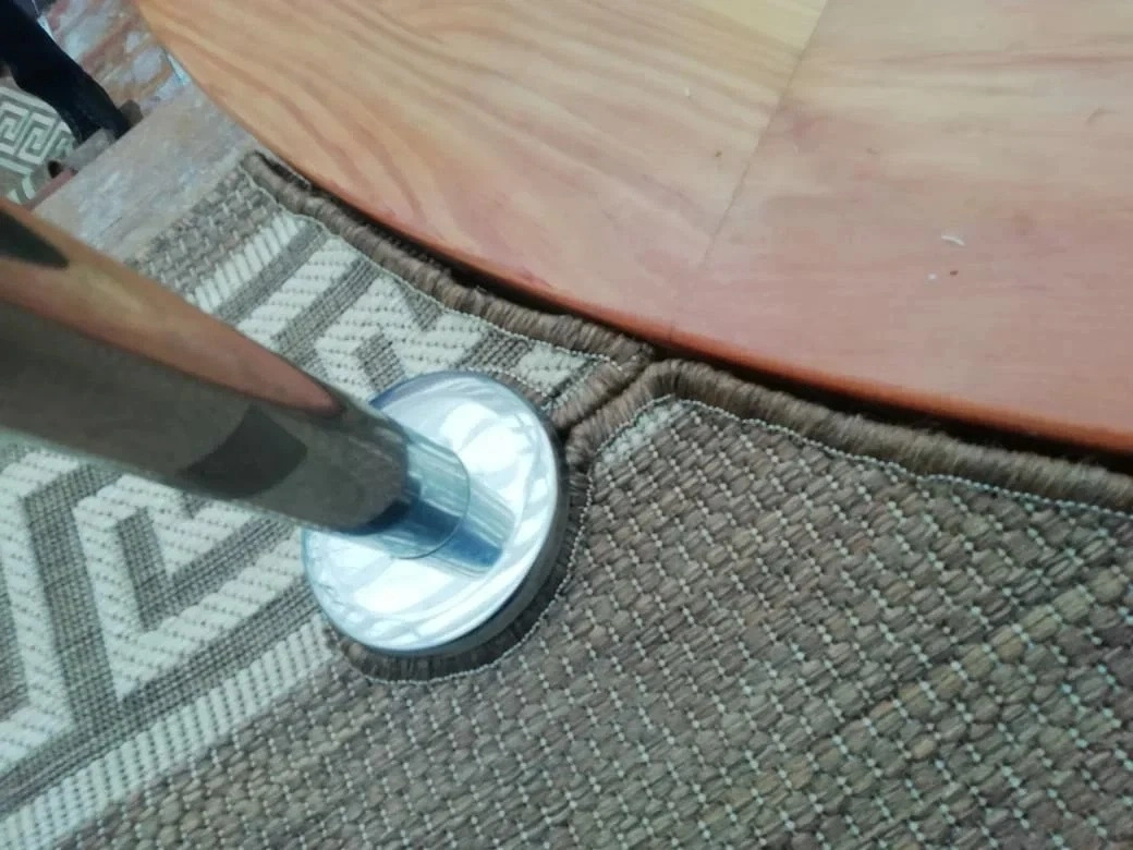 Укладка циновок в коттедже  6