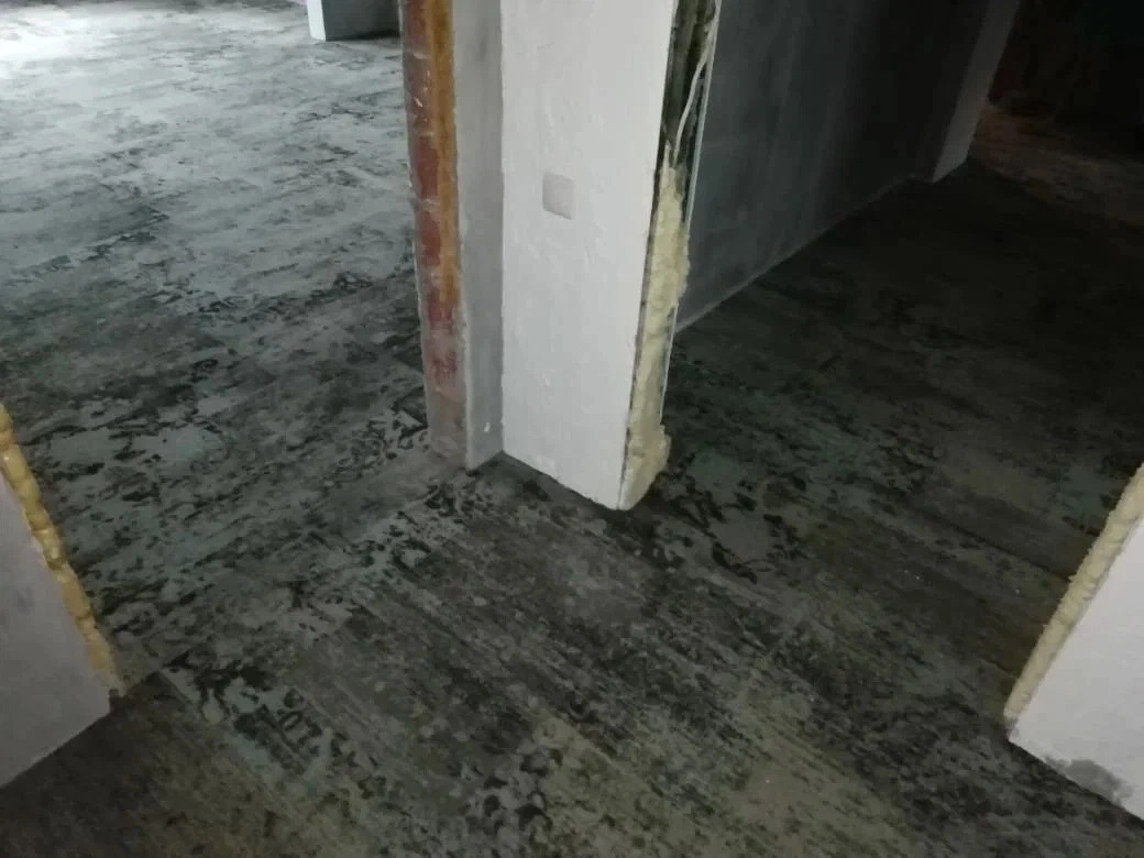 Укладка ковролина в новостройке 6