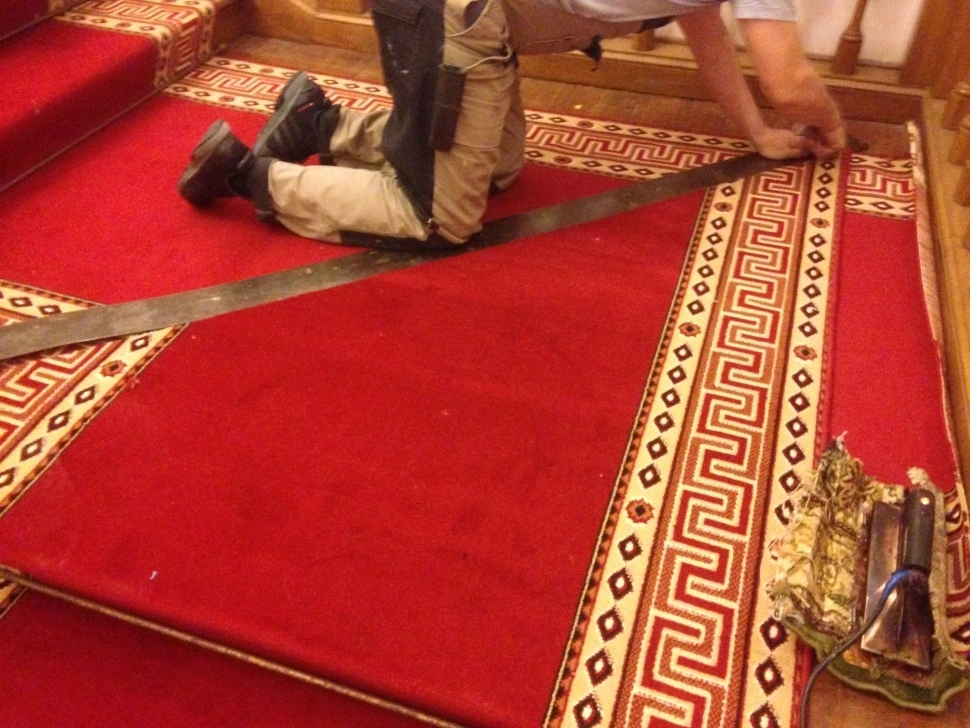 Укладка ковровых дорожек