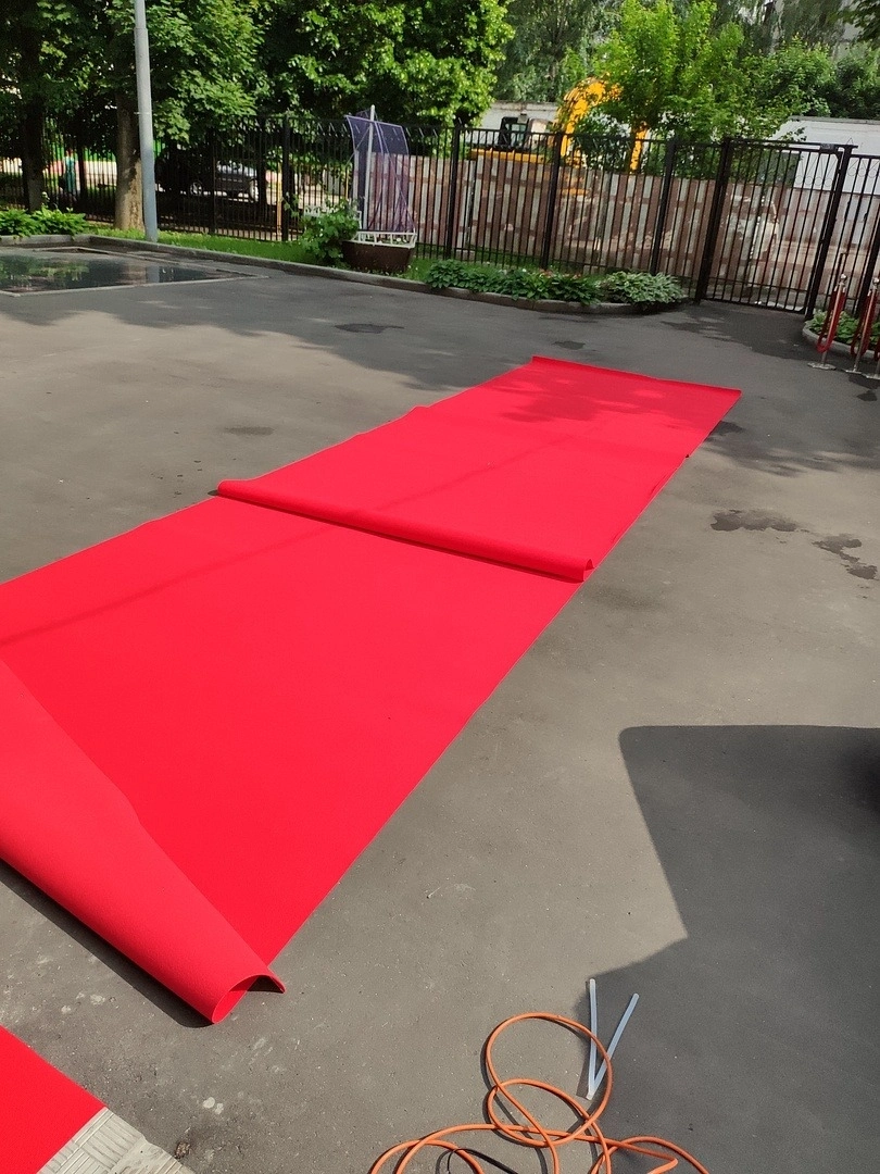 Укладка дорожки в школе №818